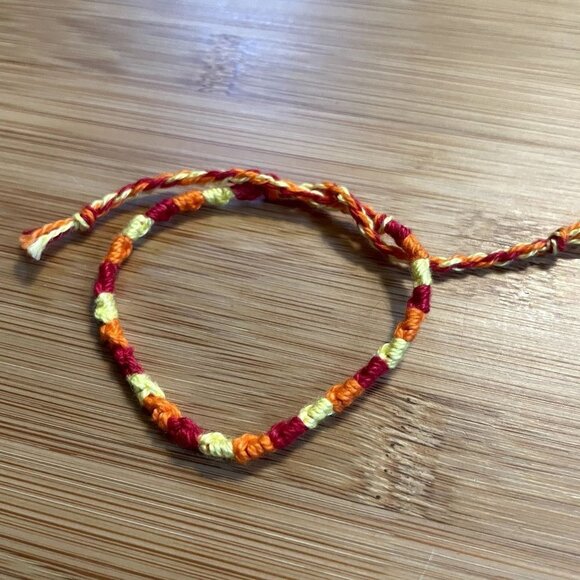 Sabine Woven Bracelet anklet trendy comfortable tie embroidery thread woven gift - Picture 1 of 3